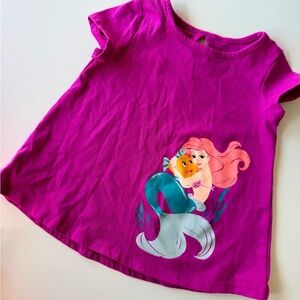 Disney Ariel Magenta Kids T-Shirt